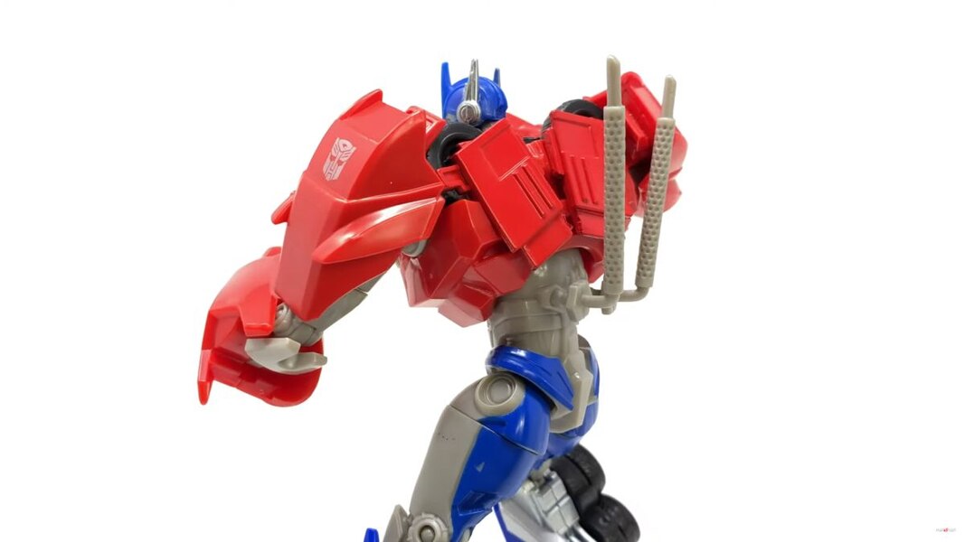 Transformers RED Transformers Prime Optimus Prime In Hand Image  (11 of 32)